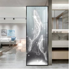 Modern Minimalist Art Glass Partition Entrance Wall Background for Hall Privacy Blocking Luxury Modern Minimalist Art Glass Partition Entrance Wall Background for Hall Privacy Blocking Luxury