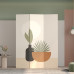 Foldable Screen Partition for Living Room Bedroom Office Entryway Decorative Wall and Modern Minimalist Style
