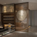 Chinese Style Screen Partition Living Room Entryway Wall Decoration Office Bedroom Privacy Wood Grille Landscape Painting Chinese Style Screen Partition Living Room Entryway Wall Decoration Office Bedroom Privacy Wood Grille Landscape Painting