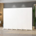 White Folding Screen Divider for Modern Office Hotel Lobby