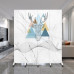 Modern Simple Folding Screen Divider for Salon Living Room Bedroom Modern Simple Folding Screen Divider for Salon Living Room Bedroom