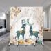 Modern Simple Folding Screen Divider for Salon Living Room Bedroom Modern Simple Folding Screen Divider for Salon Living Room Bedroom