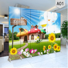 Modern Folding Screen Partition Of Cartoon And More