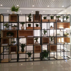 Iron And Solid Wood Shelves Of The Bookcase Screens Display Rack Display Grid Iron And Solid Wood Shelves Of The Bookcase Screens Display Rack Display Grid
