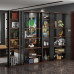 Chinese Style Living Room Divider Wall Shelf Partition Screen Wood Decorative Grids Seats Chinese Style Living Room Divider Wall Shelf Partition Screen Wood Decorative Grids Seats