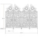 Screen Partition Hollow Mobile Carved Folding Screen Screen Partition Hollow Mobile Carved Folding Screen