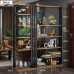 Chinese Style Living Room Divider Wall Shelf Partition Screen Wood Decorative Grids Seats Chinese Style Living Room Divider Wall Shelf Partition Screen Wood Decorative Grids Seats