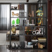 Chinese Style Living Room Divider Wall Shelf Partition Screen Wood Decorative Grids Seats Chinese Style Living Room Divider Wall Shelf Partition Screen Wood Decorative Grids Seats