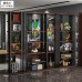 Chinese Style Living Room Divider Wall Shelf Partition Screen Wood Decorative Grids Seats Chinese Style Living Room Divider Wall Shelf Partition Screen Wood Decorative Grids Seats