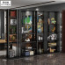 Chinese Style Living Room Divider Wall Shelf Partition Screen Wood Decorative Grids Seats Chinese Style Living Room Divider Wall Shelf Partition Screen Wood Decorative Grids Seats