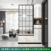 Integrated Hallway Cabinet Modern Simple Iron Glass Living Room Screen Partition Cabinet Integrated Hallway Cabinet Modern Simple Iron Glass Living Room Screen Partition Cabinet