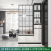 Integrated Hallway Cabinet Modern Simple Iron Glass Living Room Screen Partition Cabinet Integrated Hallway Cabinet Modern Simple Iron Glass Living Room Screen Partition Cabinet