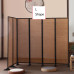 Chinese Bamboo Screen Partition Wall Living Room Folding Mobile Barrier Bedroom Modern Minimalist Home Office
