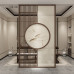 Chinese Wooden Screen Partition Entrance Block Living Room Separate Hotel Restaurant Circular Grille Lattice Filigree Screen Chinese Wooden Screen Partition Entrance Block Living Room Separate Hotel Restaurant Circular Grille Lattice Filigree Screen