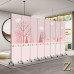 Folding Screen Divider Home Kids Room Fabric Carton Background Wall