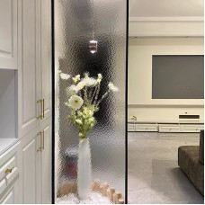 White Water Ripple Oil Painting Steel Art Glass Partition Screen Parlor Entrance Bathroom Half Wall White Water Ripple Oil Painting Steel Art Glass Partition Screen Parlor Entrance Bathroom Half Wall