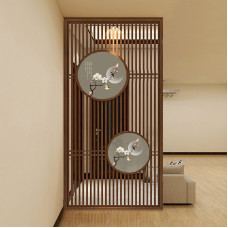 Modern Hollow Living Room Screen Wood Grid Japanese Style Modern Hollow Living Room Screen Wood Grid Japanese Style