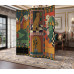 American Retro Foldable Screen Divider for Entryway of Living Room