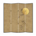 Modern Chinese Elegant Ambience Screen Partition Folding Mobile Living Room Hotel Decoration Ink Bamboo Round Moon Fold Screen Modern Chinese Elegant Ambience Screen Partition Folding Mobile Living Room Hotel Decoration Ink Bamboo Round Moon Fold Screen