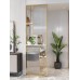 Modern Minimalistic Iron Screen Wall Shelf With Sink Divider For Luxury Styled Foyer Hallway