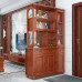 Chinese Double Sided Solid Wood Cabinet for Hallway entrance