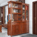 Chinese Double Sided Solid Wood Cabinet for Hallway entrance