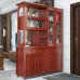 Chinese Double Sided Solid Wood Cabinet for Hallway entrance
