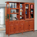 Chinese Double Sided Solid Wood Cabinet for Hallway entrance
