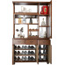Chinese Double Sided Solid Wood Cabinet for Hallway entrance