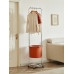Wardrobe designer antique light luxury leather purse floor movable wardrobe Wardrobe designer antique light luxury leather purse floor movable wardrobe