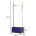 Home Clothing Rack for Bedroom Hallway Entryway