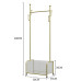 Home Clothing Rack for Bedroom Hallway Entryway