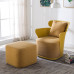 Scandinavian Single Person Sofa Chair Minimalist Design Creative Fabric Conversation Chair Bedroom Balcony Recliner Lazy Lounge Chair Scandinavian Single Person Sofa Chair Minimalist Design Creative Fabric Conversation Chair Bedroom Balcony Recliner Lazy Lounge Chair