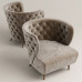 New Nordic Style Buckle Living Room Sofa Chair Small Apartment Single Person Ultra Soft Velvet Fabric Shop Dining Room Cafe Sofa