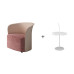 Single Sofa Scandinavian Fabric Tiger Chair Modern Minimalist Creative Leisure Backrest Chair Negotiating Stool Single Sofa Scandinavian Fabric Tiger Chair Modern Minimalist Creative Leisure Backrest Chair Negotiating Stool