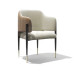 Nordic Design Solid Fabric Upholstery Creative Sample Room Book Chair Hotel Restaurant Sales Office Reception Negotiation Chair
