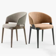 Modern Minimalist Leather Fabric Upholstered Reception Lounge Chairs Designer Dining Room Backrest Chairs Modern Minimalist Leather Fabric Upholstered Reception Lounge Chairs Designer Dining Room Backrest Chairs