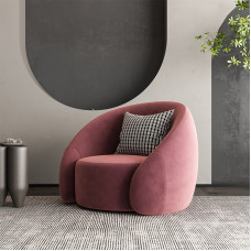 Scandinavian Luxury Abstrat Cloth Upholstery Single Person Sofa Designer Relaxation Chair Customized European Sofa for Lazy Adults Scandinavian Luxury Abstrat Cloth Upholstery Single Person Sofa Designer Relaxation Chair Customized European Sofa for Lazy Adults