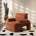 Minimalist Single Chair Design For Lazy Relaxation In Compact Living Rooms