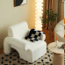 Minimalist Single Chair Design For Lazy Relaxation In Compact Living Rooms