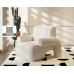 Minimalist Single Chair Design For Lazy Relaxation In Compact Living Rooms