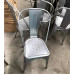 Vintage Industrial Style Iron Chairs for Cafe Tea Coffee Shop Tables and Chairs Hot Pot Metal Backrest Chairs Casual Seats