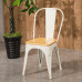 Vintage Industrial Style Iron Chairs for Cafe Tea Coffee Shop Tables and Chairs Hot Pot Metal Backrest Chairs Casual Seats
