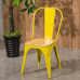 Vintage Industrial Style Iron Chairs for Cafe Tea Coffee Shop Tables and Chairs Hot Pot Metal Backrest Chairs Casual Seats