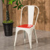 Vintage Industrial Style Iron Chairs for Cafe Tea Coffee Shop Tables and Chairs Hot Pot Metal Backrest Chairs Casual Seats