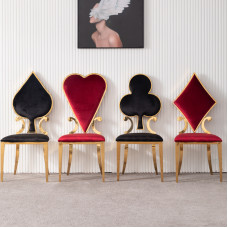 Stainless Steel Dining Chairs Stylish Hotel Creative Metal Chairs Modern Home Chairs Light Luxury Negotiation Chairs Living Room Dining Chairs