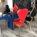 Stainless Steel Dining Chairs Stylish Hotel Creative Metal Chairs Modern Home Chairs Light Luxury Negotiation Chairs Living Room Dining Chairs Stainless Steel Dining Chairs Stylish Hotel Creative Metal Chairs Modern Home Chairs Light Luxury Negotiation Chairs Living Room Dining Chairs