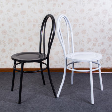 Industrial Iron Metal Loft Cafe Restaurant Dining Chairs Backrest Simple Iron Sheet Stool Retro Outdoor Iron Chairs