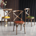 Vintage Dining Chairs Modern Iron Metal Backrest for Home BBQ Restaurant Hot Pot Cafe Tables and Chairs Vintage Dining Chairs Modern Iron Metal Backrest for Home BBQ Restaurant Hot Pot Cafe Tables and Chairs