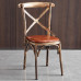 Vintage Dining Chairs Modern Iron Metal Backrest for Home BBQ Restaurant Hot Pot Cafe Tables and Chairs Vintage Dining Chairs Modern Iron Metal Backrest for Home BBQ Restaurant Hot Pot Cafe Tables and Chairs